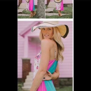 Charlie Jade Flora Block Midi (NWOT).