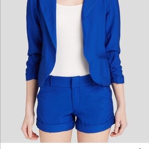 Aqua brand blazer in royal blue