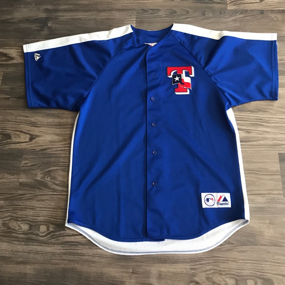 VINTAGE - Texas Rangers Baseball Jersey - XL