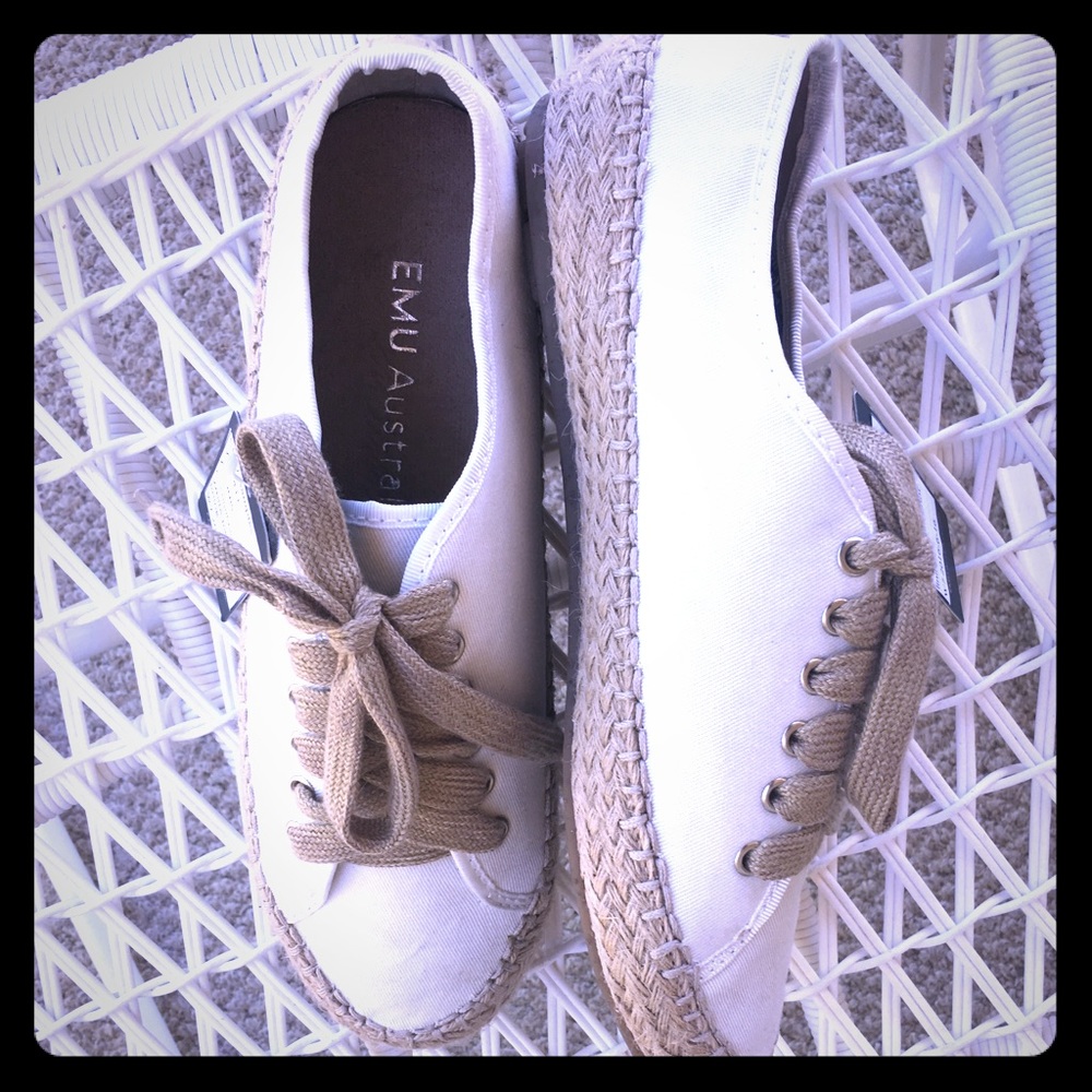 Shoes, NWT, canvas, & braided rope,  walking