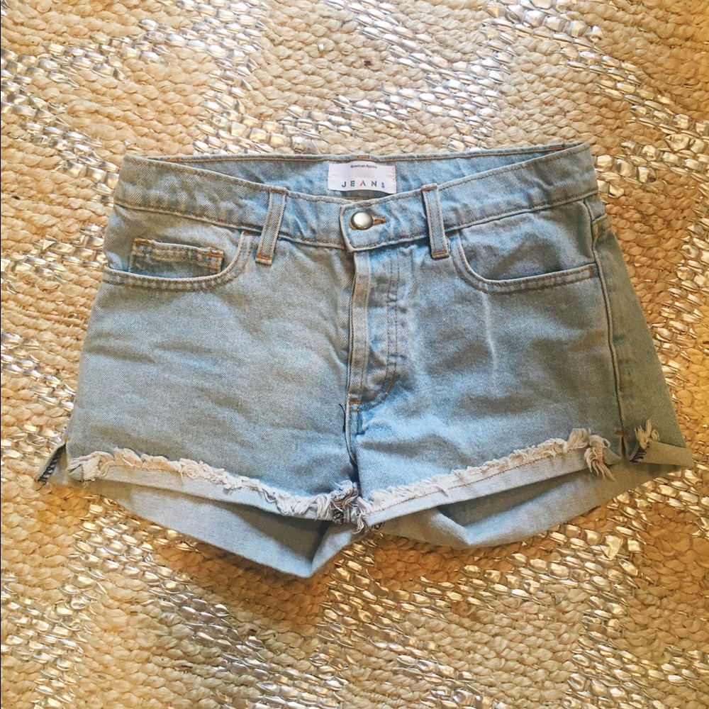 American Apparel denim shorts