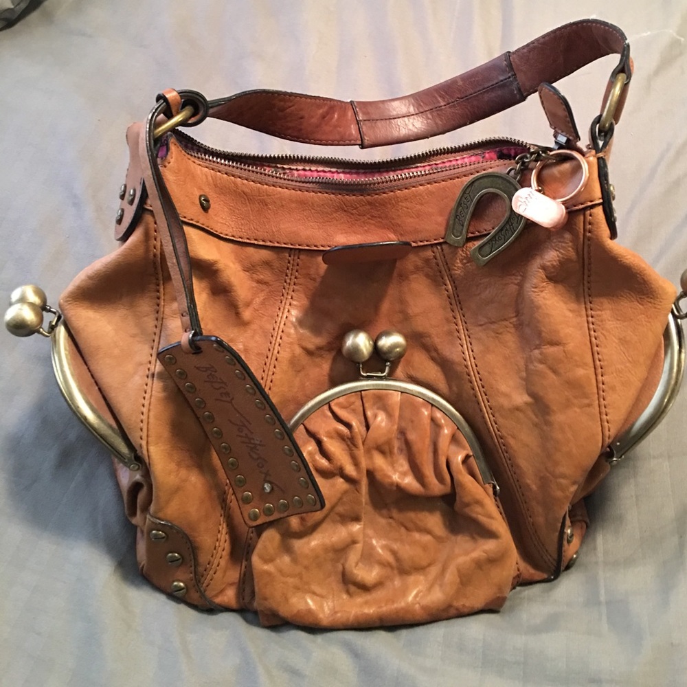Betsy Johnson brown purse