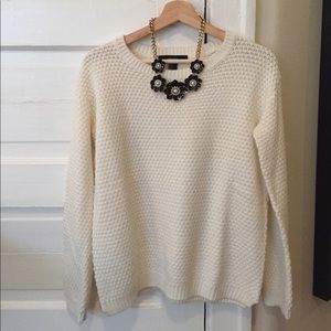 White Knit Sweater