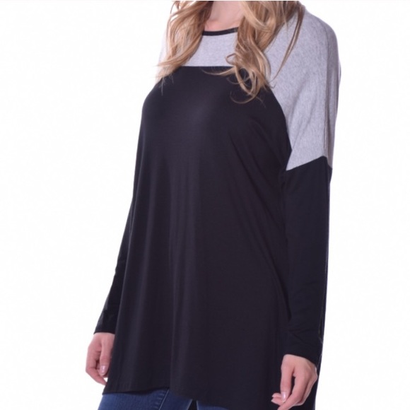 Pastels Clothing Colorblock long sleeve tunic! So soft from Kristen's