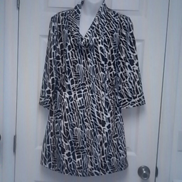 NWOT Alfani Cowl Neck Dress - Picture 2 of 3