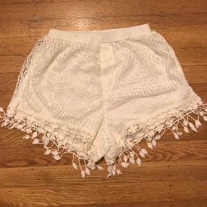 Sabo skirt crochet tassel shorts