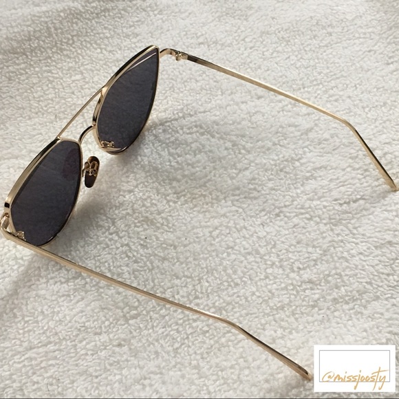 SALE π Rose Gold Cat Eye Sunglasses NWT - Picture 3 of 5