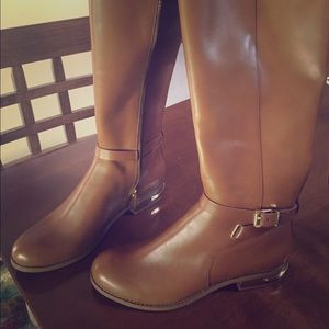 MK riding boots.