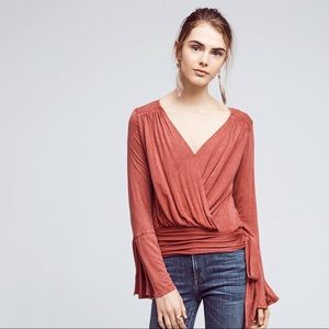 Anthropologie - Deletta Top in Red size Small