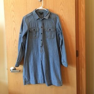 J. Crew Chambray Mini Dress