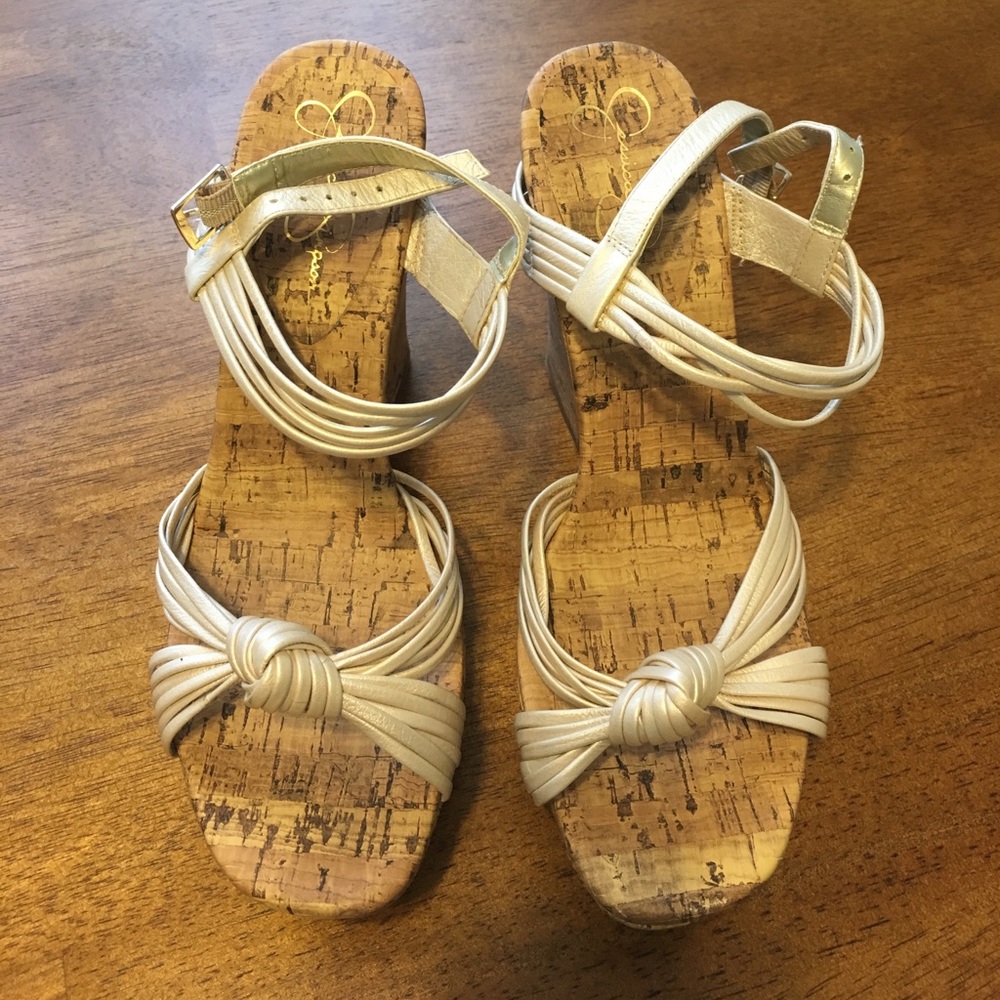 Jessica Simpson Cork Sandals