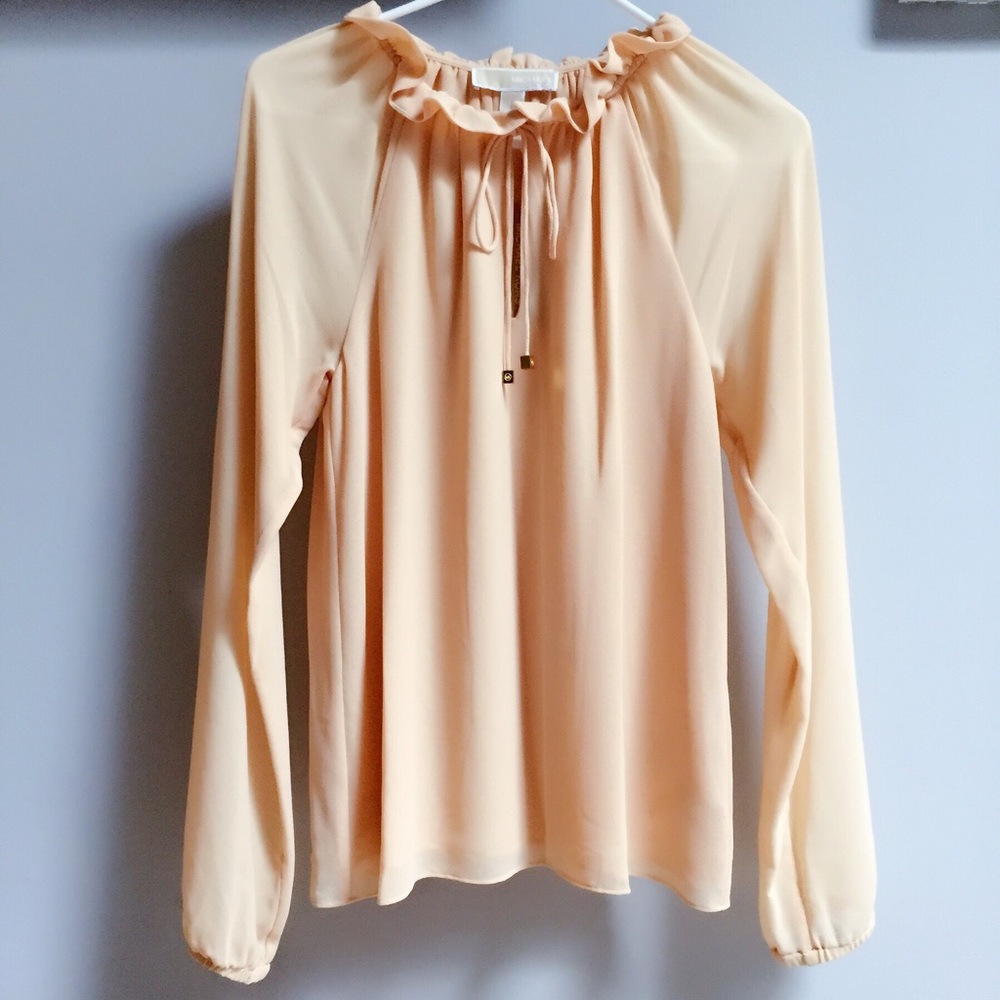 Brand new Michael Kors Ruffle Blouse