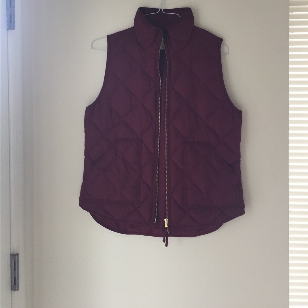 Maroon J.crew vest