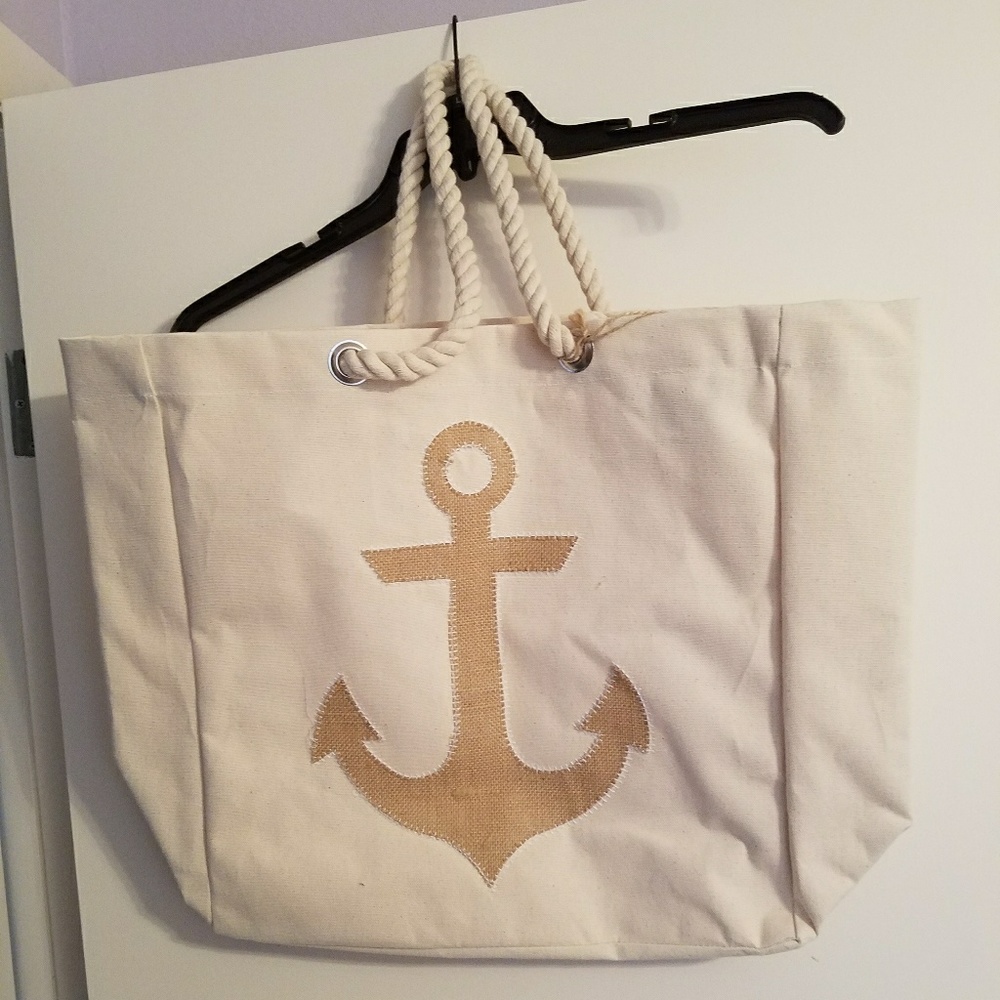 Anchor beach or tote bag