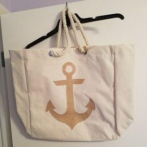 Anchor beach or tote bag
