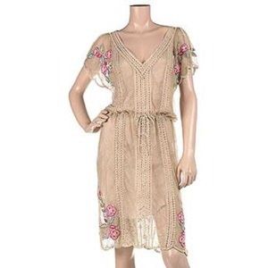 Matthew Williamson lace pearl beaded dress