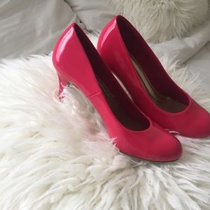 Hot pink heels