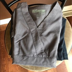 Dark Grey Greys Anatomy by Barco Scrub Set