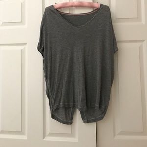 Lululemon crew neck open back top