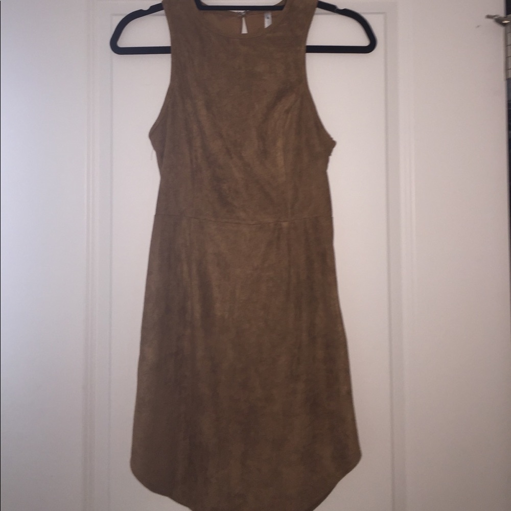 LF tan suede dress