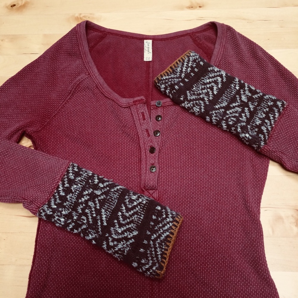 Free People Embellished Alpine Thermal