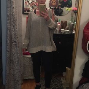 Free People Cut-Out Sweatshirt