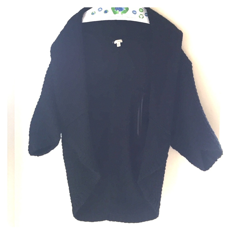 Black sweater jacket