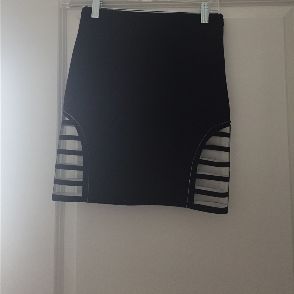 LF black skirt