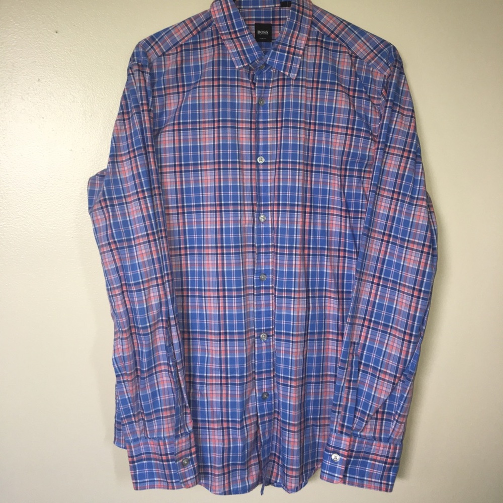 Hugo Boss Slim Feet Button Down Shirt