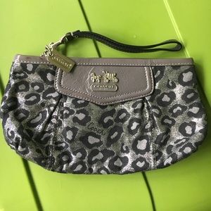 Coach Animal Print Wristlet