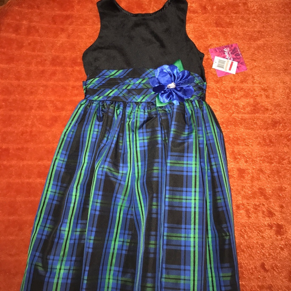 Girls plaid dress