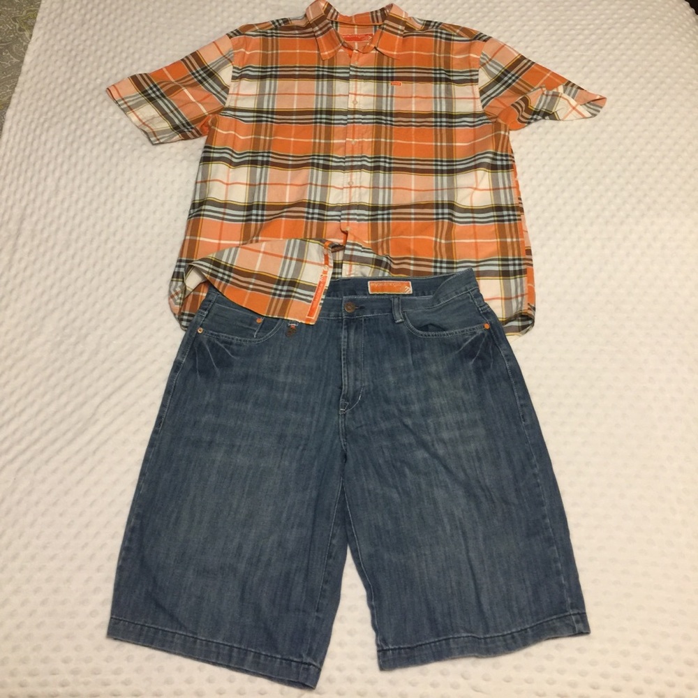 Enyce ButtonUp Shirt & Matching Shorts
