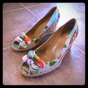 Stuart Weitzman Tropical Wedges