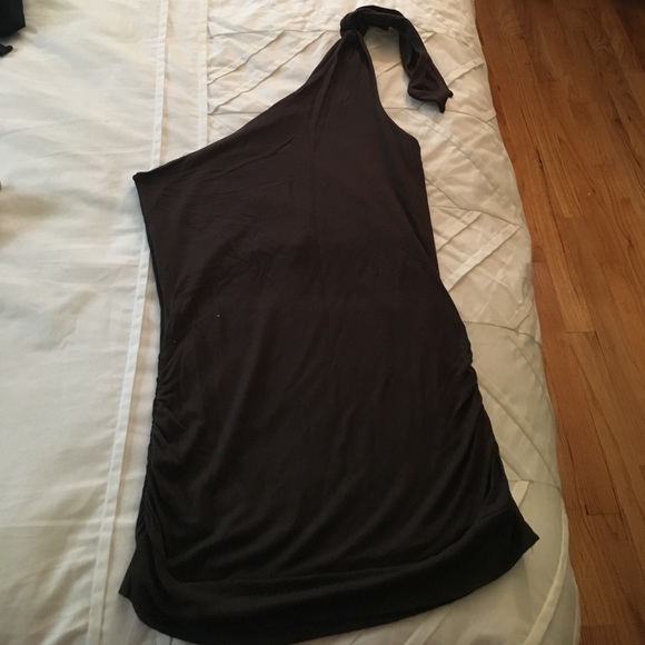 Zara Brown One Shoulder Top - Picture 2 of 5