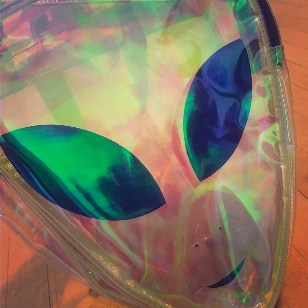 Halographic Alien Back-Pack/Purse