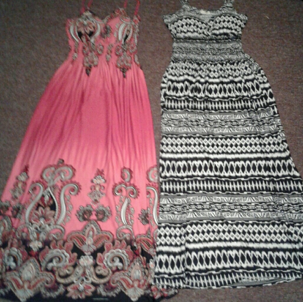 Two long maxi dresses