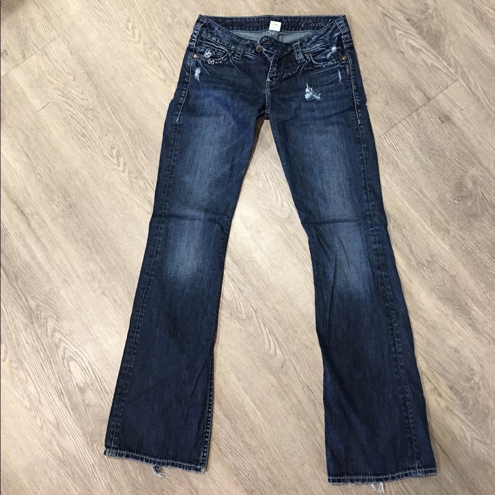 Silver jeans