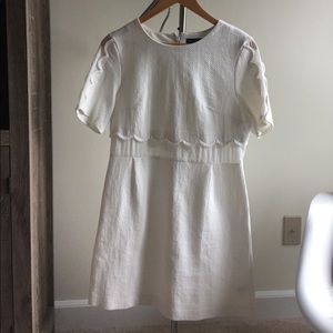Topshop Dress with Scallop Detail
