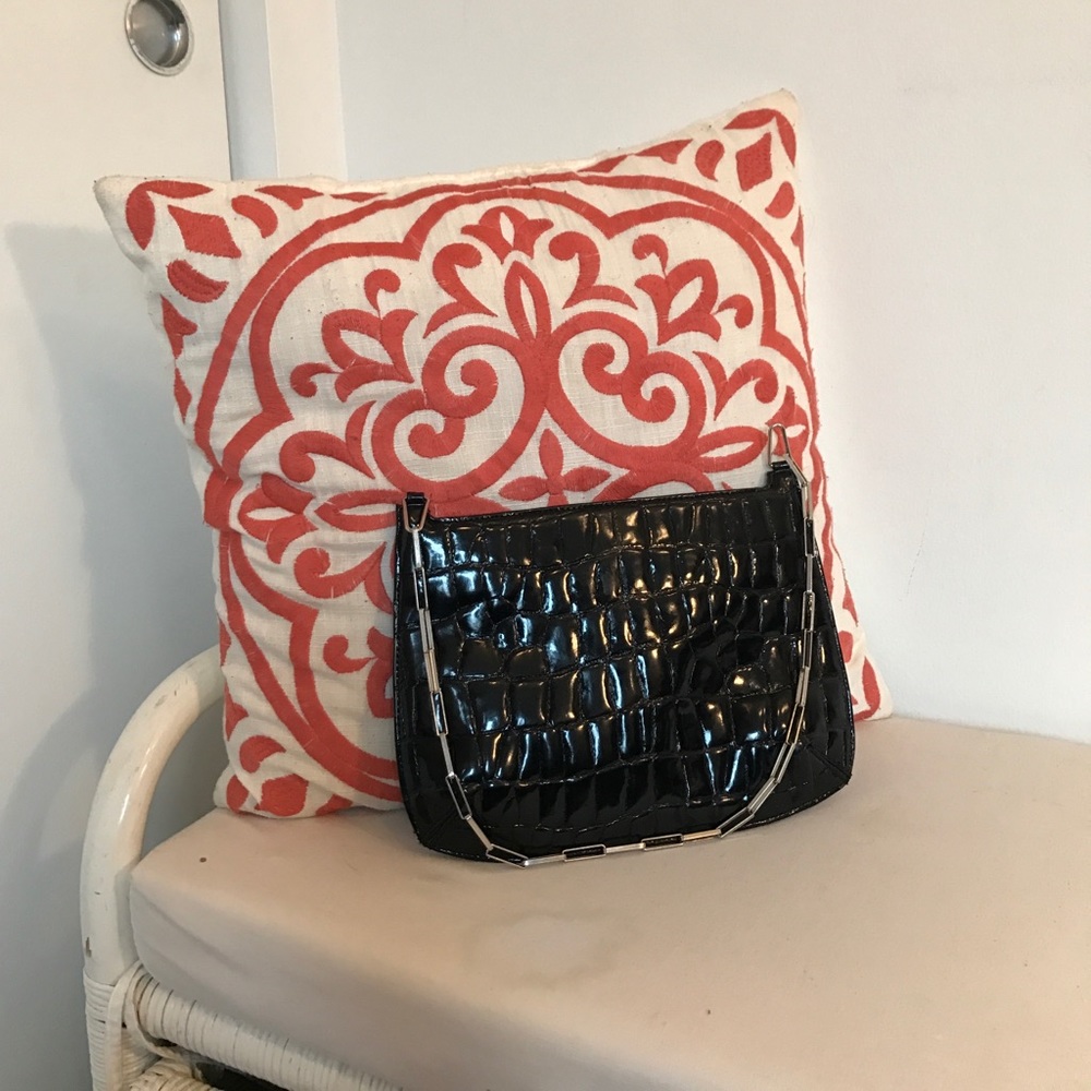 Bebe Glossy Leather Purse