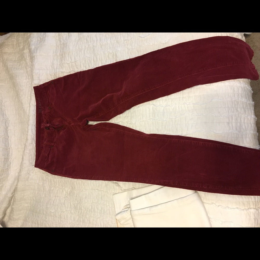 Red Corduroy pants