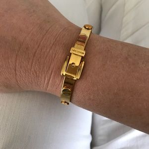 Michael Kors gold belt bracelet