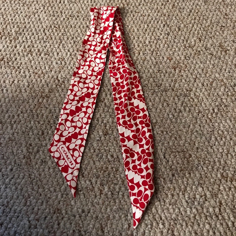 Coach silk scarf/headband*PRICE DROP*
