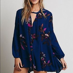 Floral keyhole swing top/dress