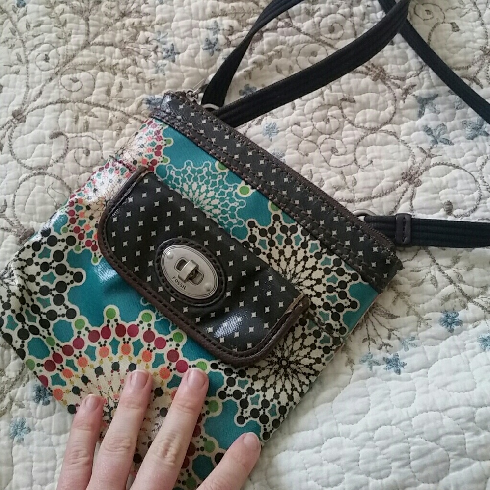 Multi colored tribal Print satchel