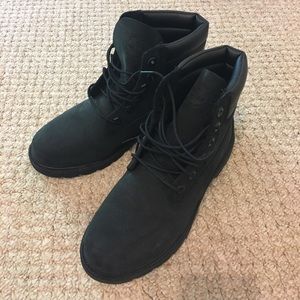 NWOT✨💕 Timberland double collar boots black Sz7🙂