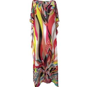 💥New Chic Vibrant Colors Chiffon Kaftan O/S💥