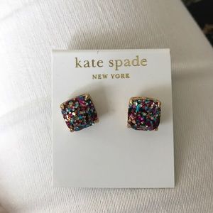 Kate spade glitter earrings!