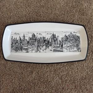 london paris new york roma plate