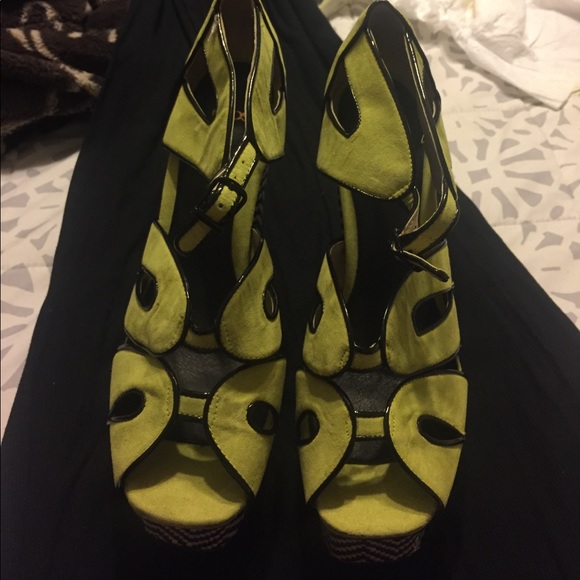 ASOS lime green platform heels - Picture 8 of 8