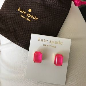Kate spade hot pink earrings